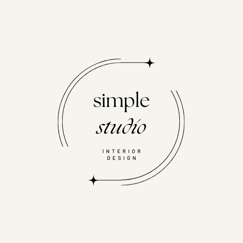 Beige Minimalist Interior Design Typography Circle Logo Design Beige Minimalist Interior Design Typography Circle Logo Design